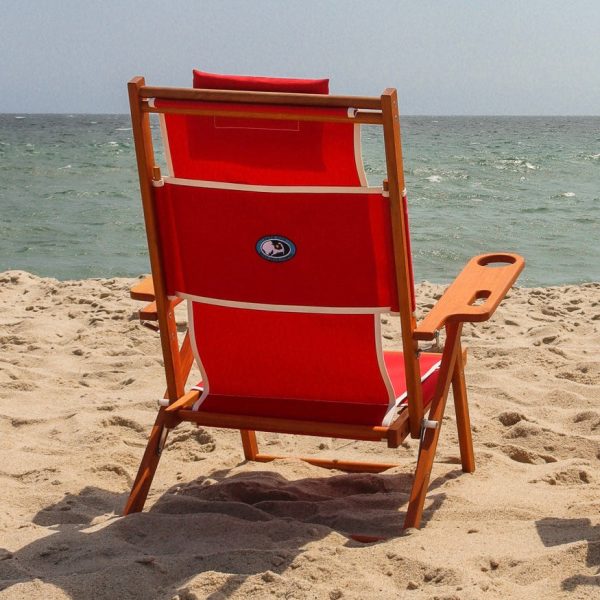 Nauset Recliner Trimmed Red - Image 2