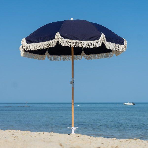 Premium Beach Umbrella- Navy - Image 7