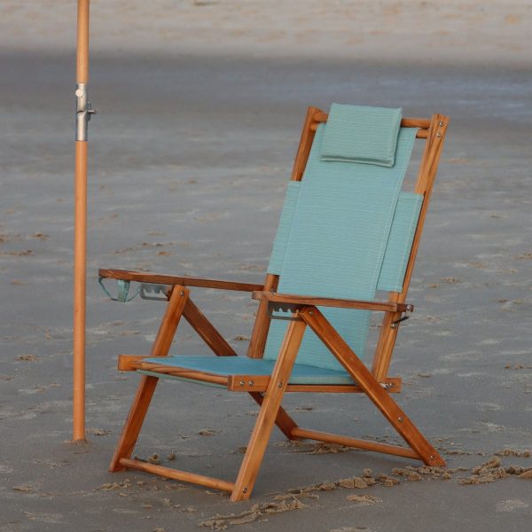 Nauset Recliner- Sunbrella Sea Foam - Image 2