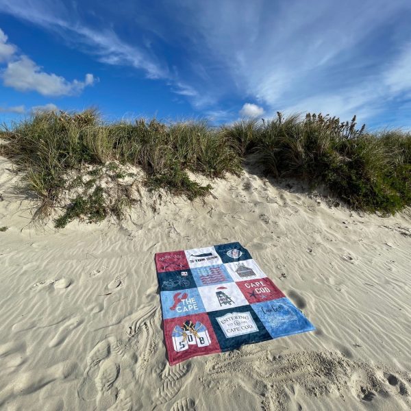 Patchwork Cape Cod Beach Blanket - Image 2