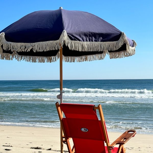 Premium Beach Umbrella- Navy - Image 2