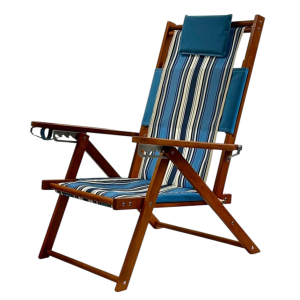 Nauset Recliner- Tradewinds Nautical Stripe