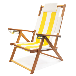 Nauset Recliner- Yellow Stripe