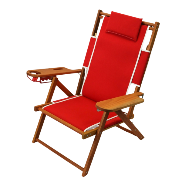 Nauset Recliner Trimmed Red