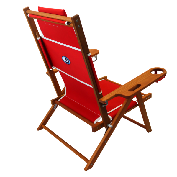 Nauset Recliner Trimmed Red - Image 5