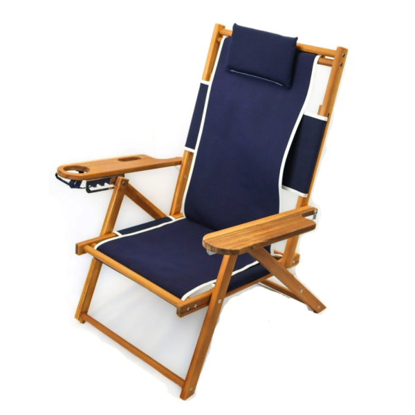 Nauset Recliner Trimmed Navy
