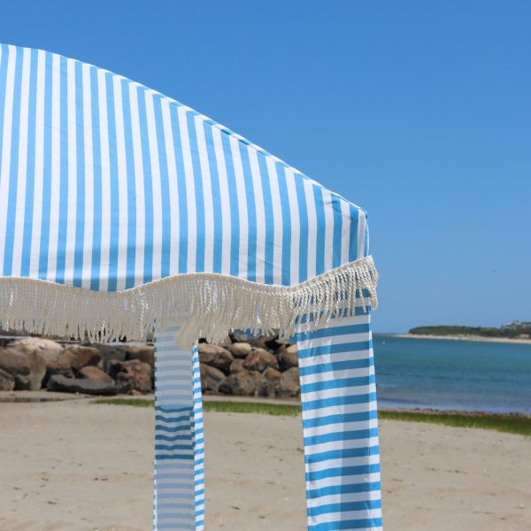 Premium Beach Cabana- Light Blue Pin Stripe - Image 2
