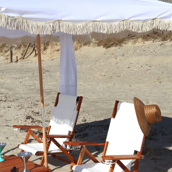 Premium Beach Cabana- Cloud White - Image 4