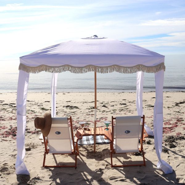 Premium Beach Cabana- Cloud White - Image 5